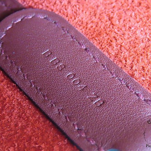 【巴黎站二手名牌專賣店】*現貨*HERMES 愛馬仕 真品*B刻朱砂紅金釦In the Loop18豬鼻子菜籃子水桶手提包-5