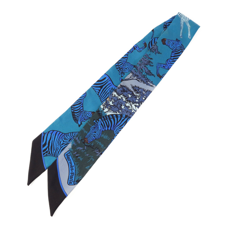 HERMES 絲質Twilly絲巾-0