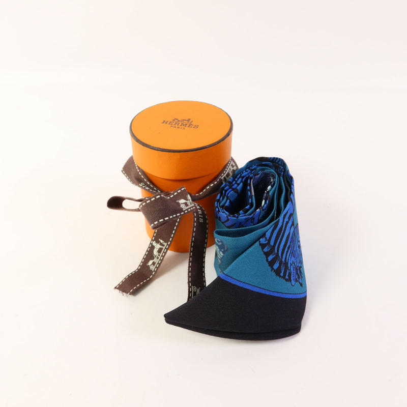 HERMES 絲質Twilly絲巾-8