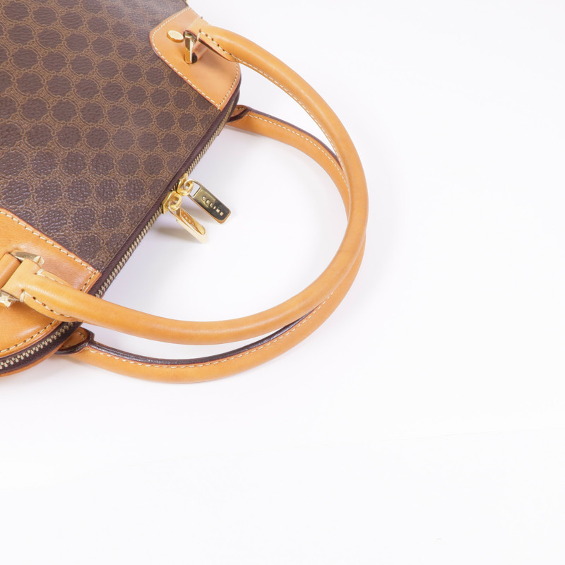 CELINE 帆布Hand Bag金扣手挽袋-4