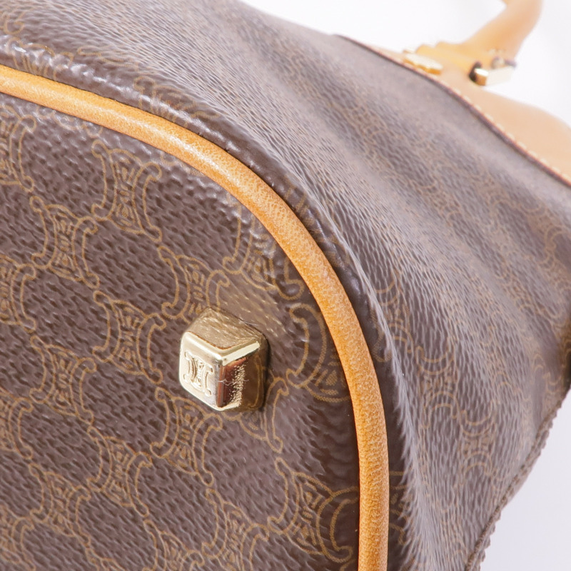 CELINE 帆布Hand Bag金扣手挽袋-6