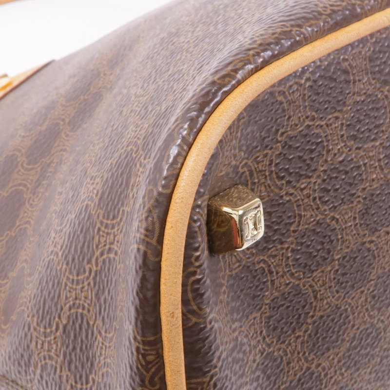 CELINE 帆布Hand Bag金扣手挽袋-7