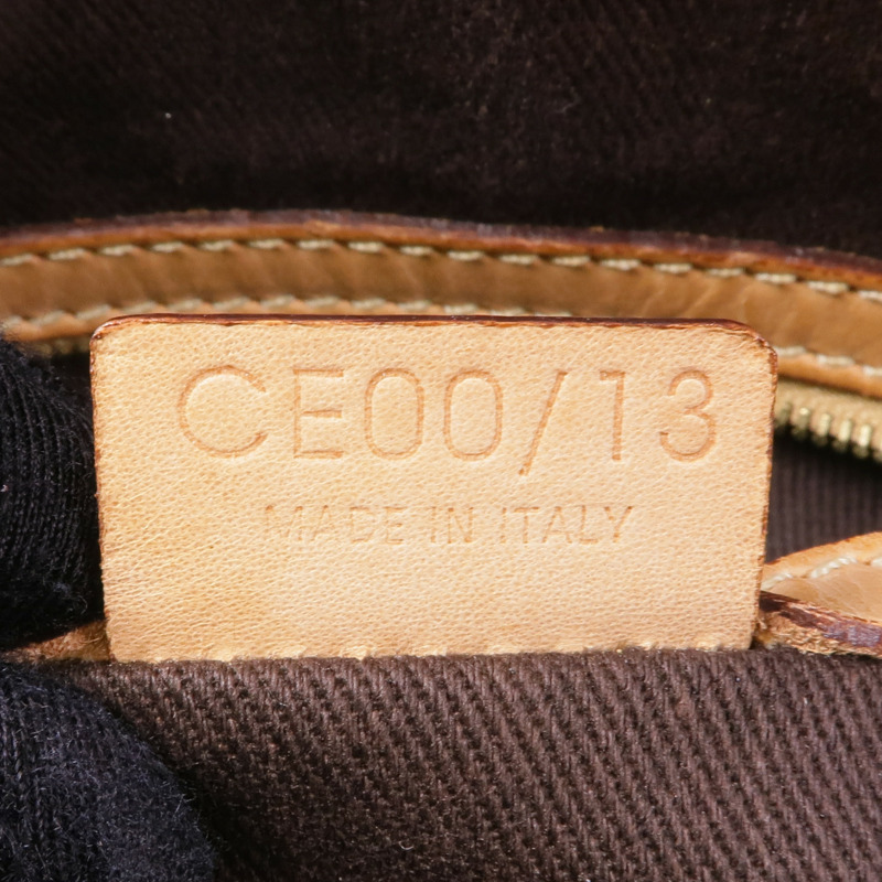CELINE 帆布Hand Bag金扣手挽袋-14