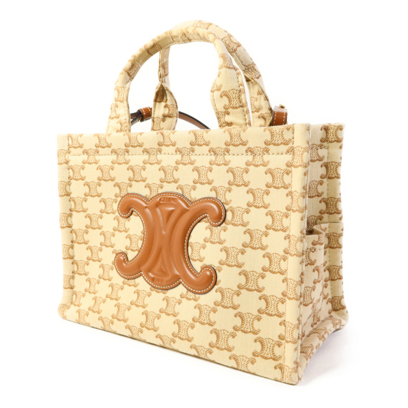 CELINE 帆布2 Way Shoulder Bag金扣手挽肩背兩用袋-2
