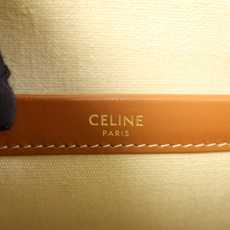 CELINE 帆布2 Way Shoulder Bag金扣手挽肩背兩用袋-5
