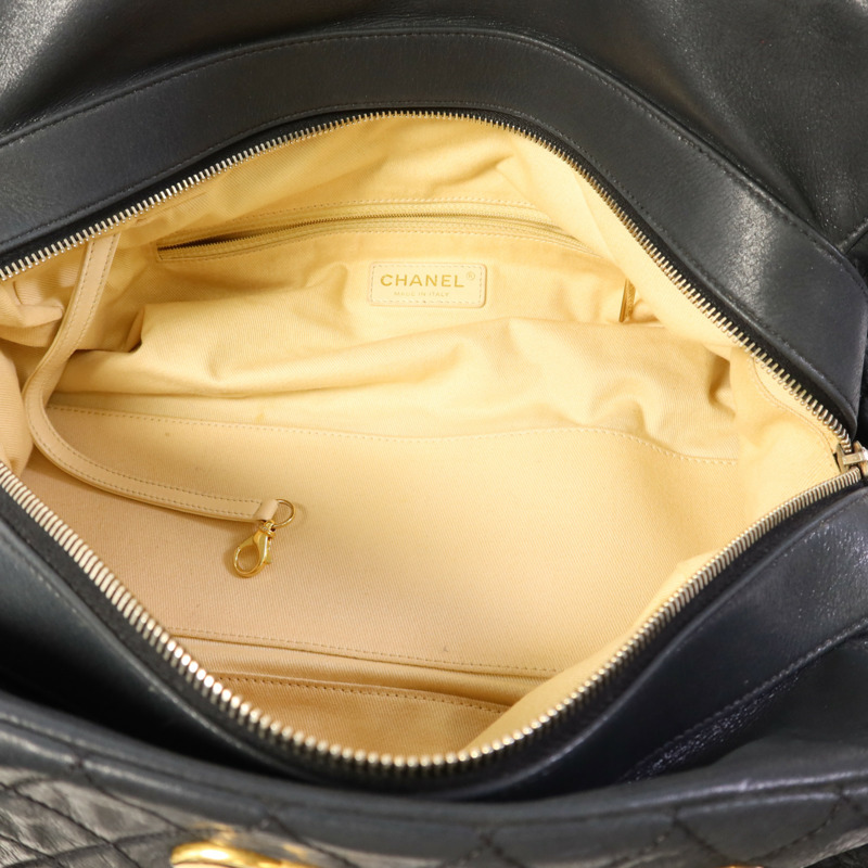 CHANEL 牛皮皮革Chain Shoulder Bag金扣鏈帶肩背袋-4