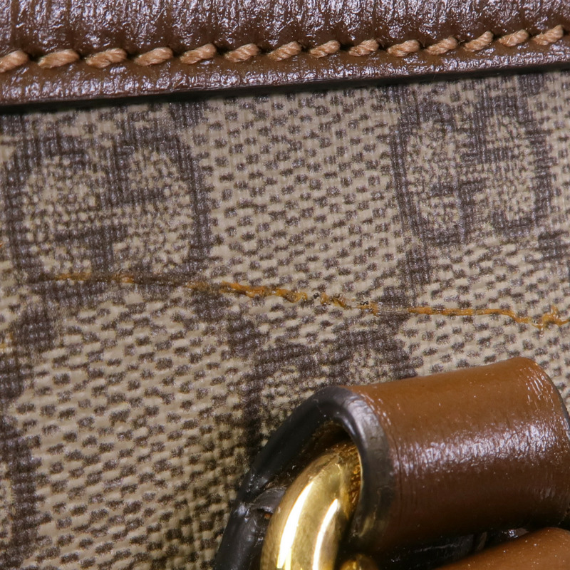 GUCCI 塗層帆布1955 Horsebit金扣手挽肩背兩用袋-16