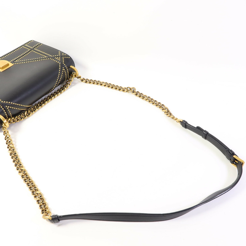 Dior 牛皮皮革Diorama Bag金扣鏈帶肩背袋-5