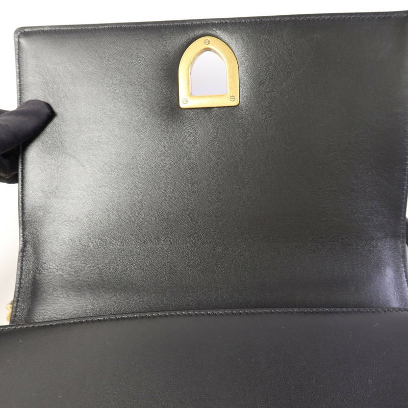 Dior 牛皮皮革Diorama Bag金扣鏈帶肩背袋-12