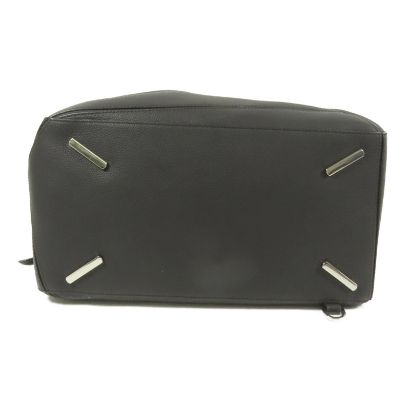 LOEWE 牛皮皮革Puzzle Bag銀扣手挽肩背兩用袋-3