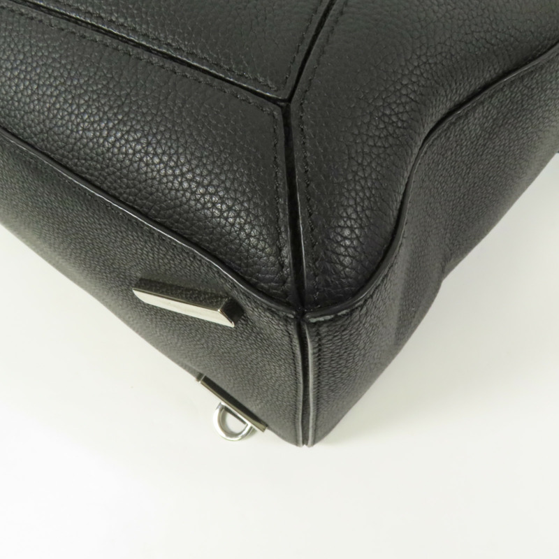 LOEWE 牛皮皮革Puzzle Bag銀扣手挽肩背兩用袋-5