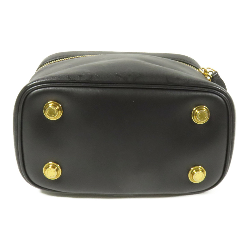 LOUIS VUITTON Monogram Ink Vanity PM金扣鏈帶手挽肩背兩用袋-3