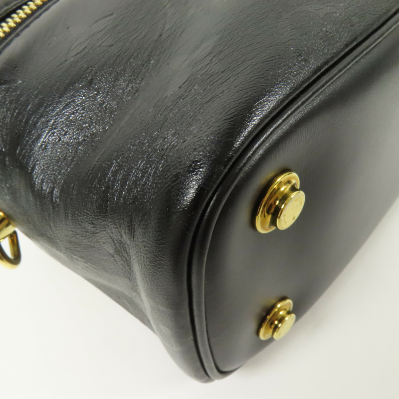LOUIS VUITTON Monogram Ink Vanity PM金扣鏈帶手挽肩背兩用袋-4