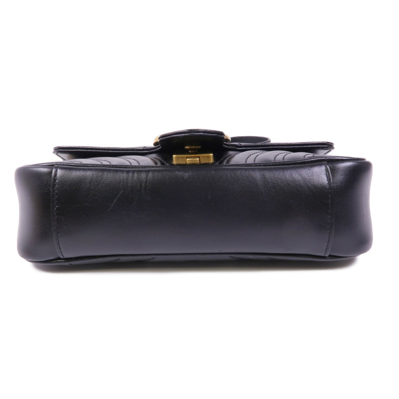 GUCCI 塗層帆布GG Supreme Interlocking金扣肩背袋-3