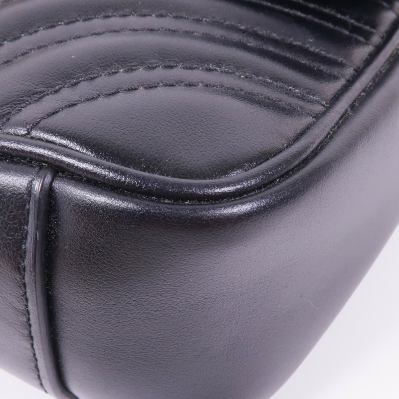 GUCCI 塗層帆布GG Supreme Interlocking金扣肩背袋-5