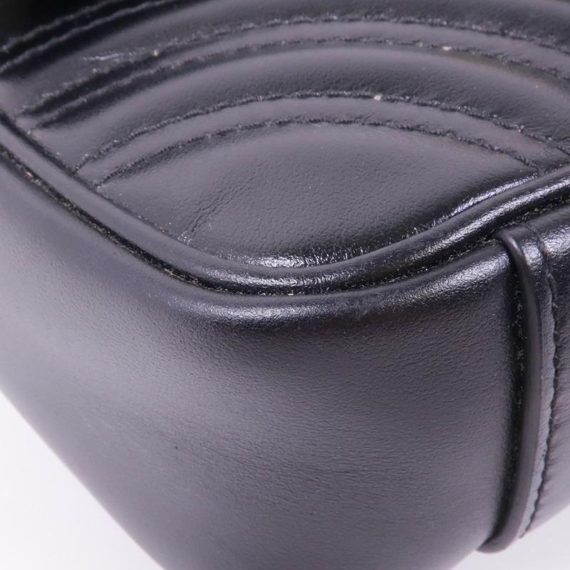 GUCCI 塗層帆布GG Supreme Interlocking金扣肩背袋-6