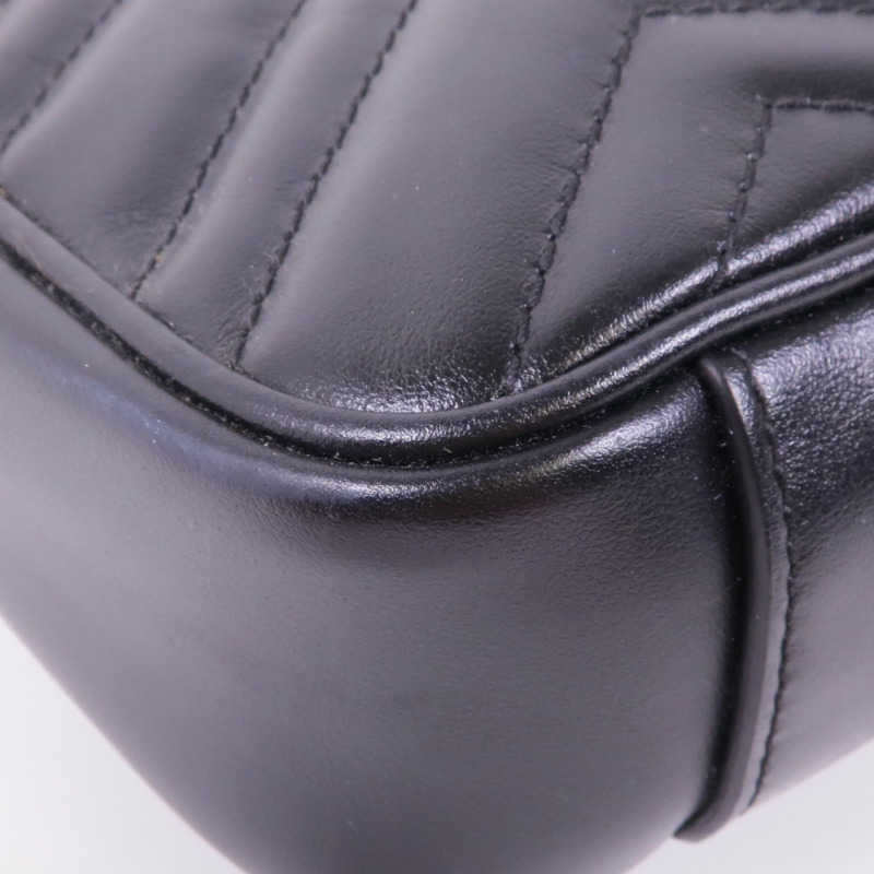 GUCCI 塗層帆布GG Supreme Interlocking金扣肩背袋-8