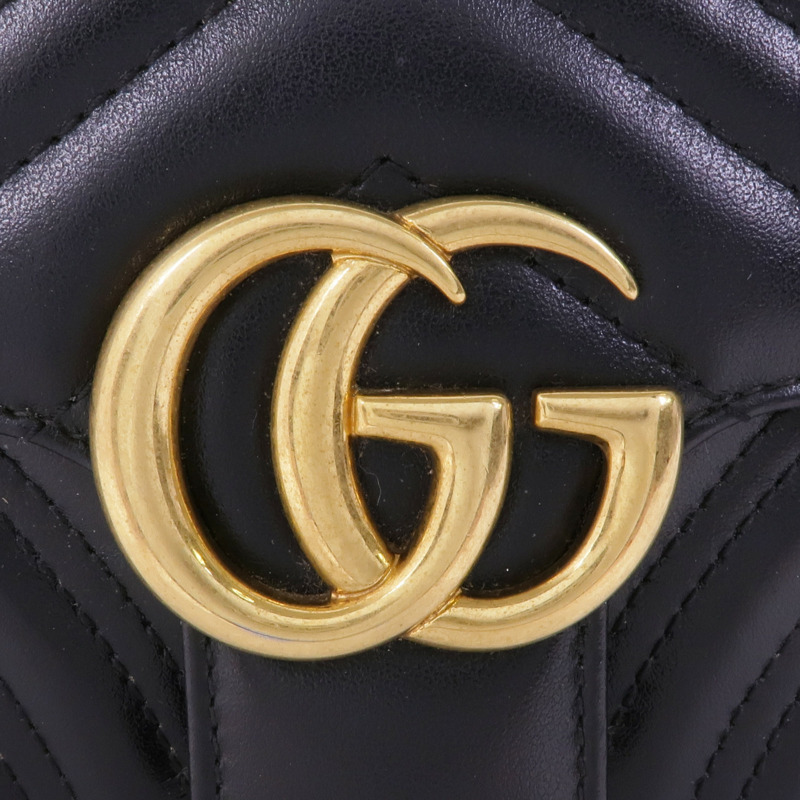 GUCCI 塗層帆布GG Supreme Interlocking金扣肩背袋-9