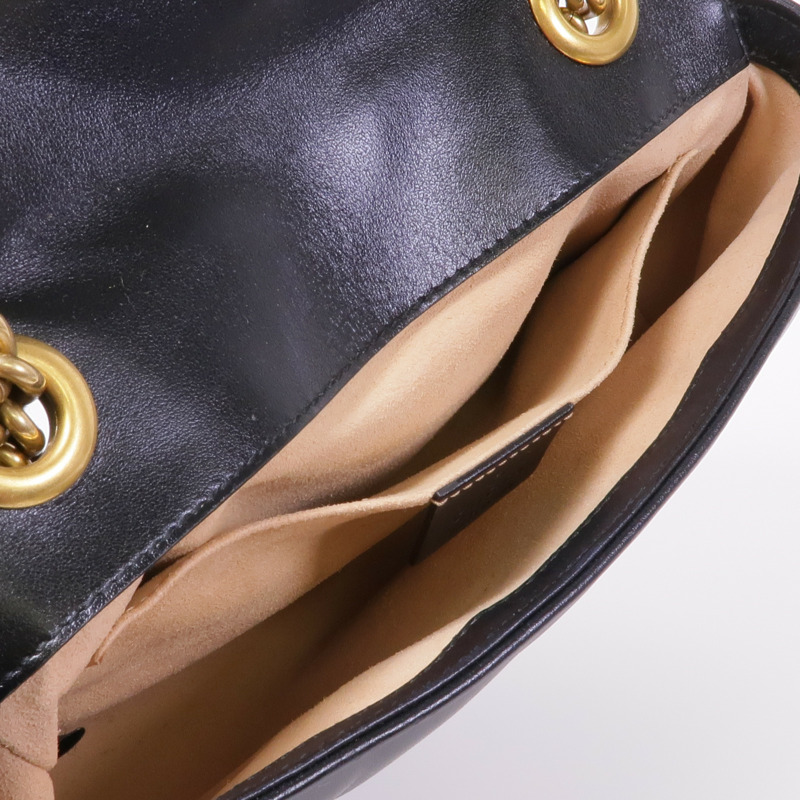 GUCCI 塗層帆布GG Supreme Interlocking金扣肩背袋-12