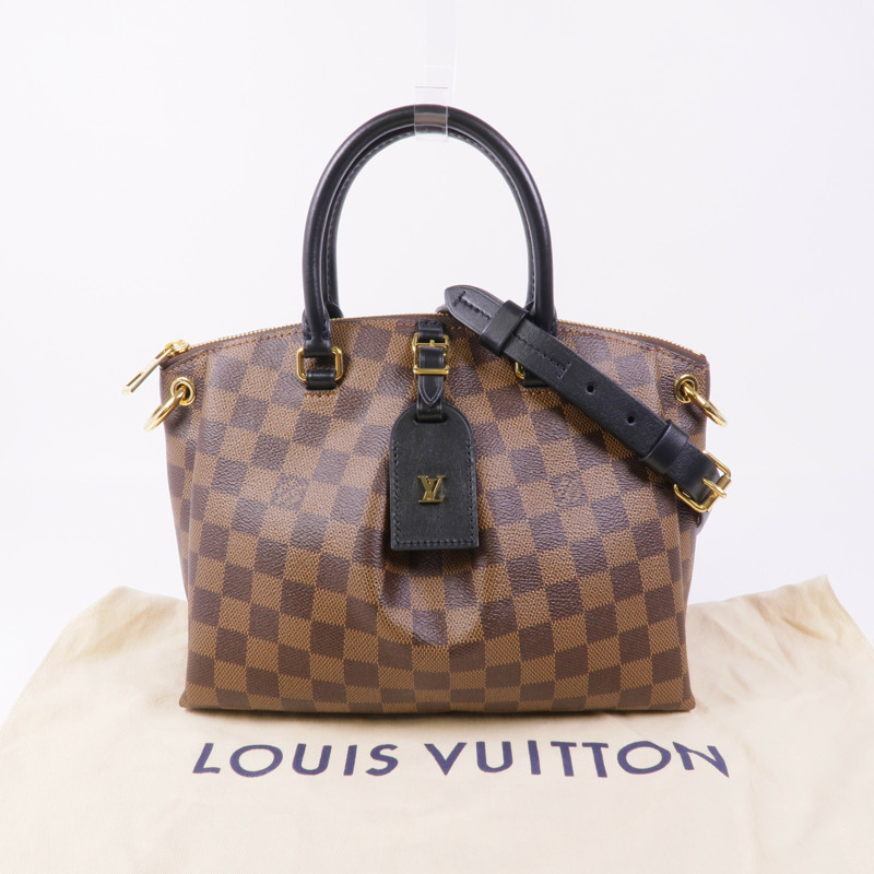 LOUIS VUITTON Damier Odeon Tote PM金扣手挽肩背兩用袋-13