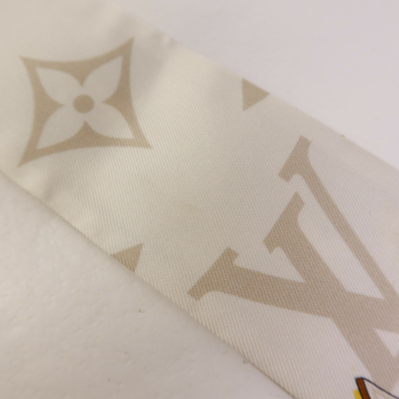 LOUIS VUITTON 絲質Ultimate Monogram Bandeau絲巾-12
