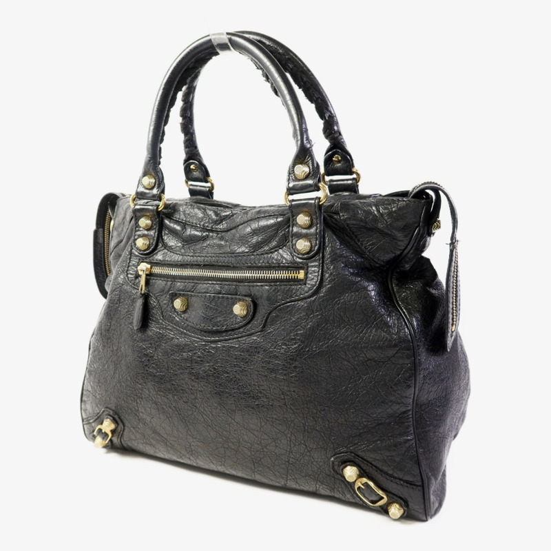 BALENCIAGA 牛皮皮革Giant Velo金扣手挽肩背兩用袋-2