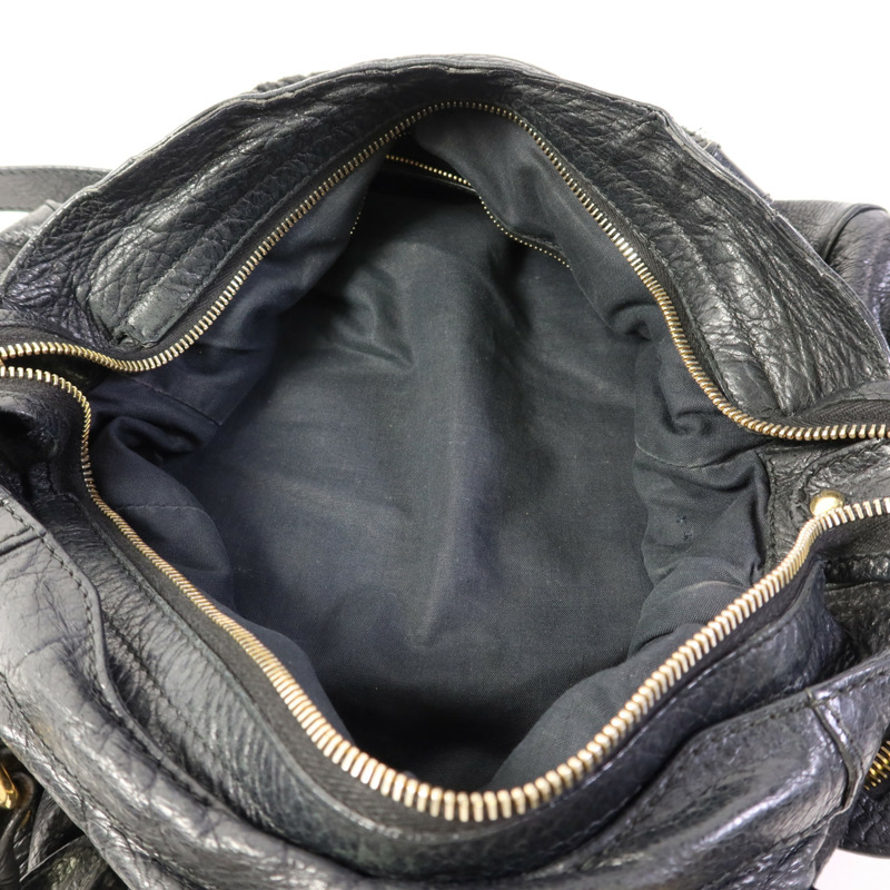BALENCIAGA 牛皮皮革Giant Velo金扣手挽肩背兩用袋-4