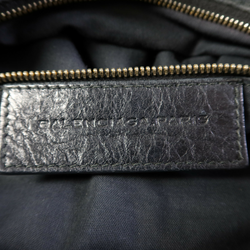BALENCIAGA 牛皮皮革Giant Velo金扣手挽肩背兩用袋-5