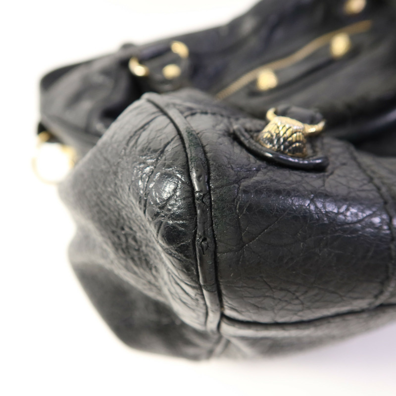 BALENCIAGA 牛皮皮革Giant Velo金扣手挽肩背兩用袋-12