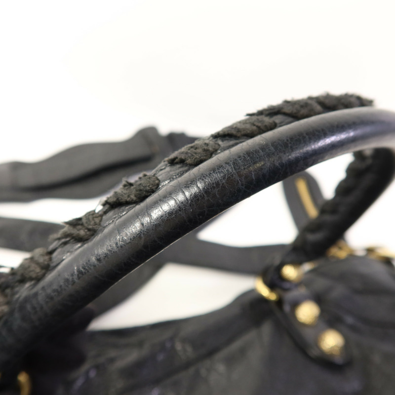 BALENCIAGA 牛皮皮革Giant Velo金扣手挽肩背兩用袋-15