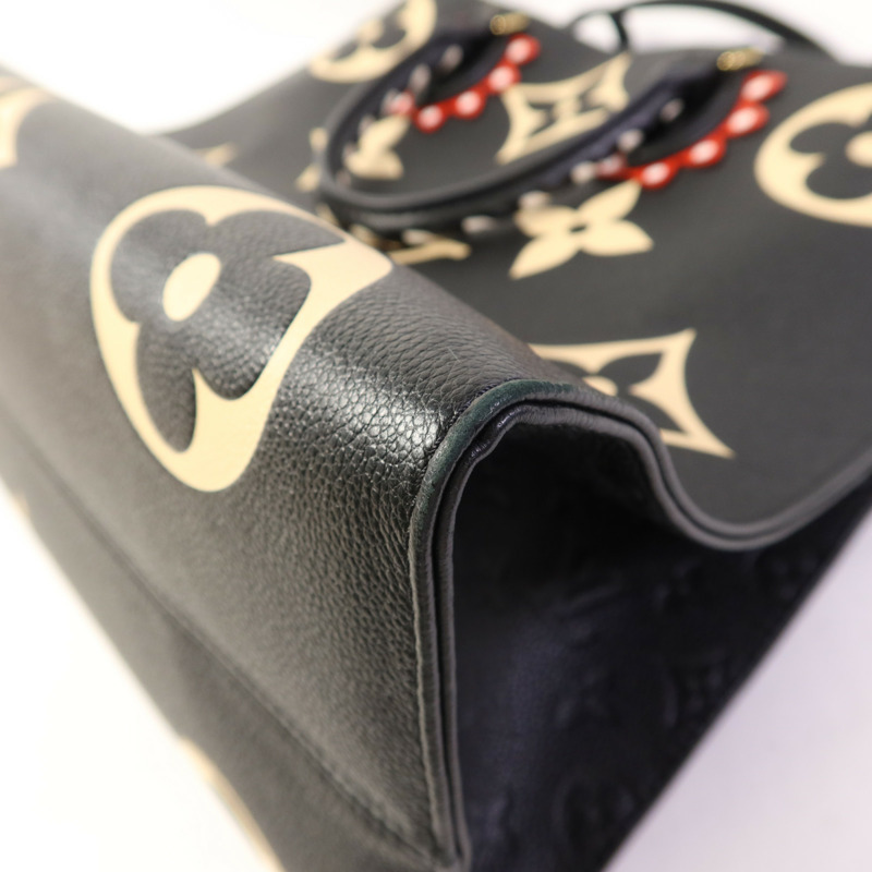 LOUIS VUITTON Monogram Empreinte On The Go GM金扣手挽肩背兩用袋-11