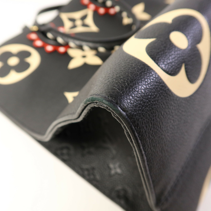 LOUIS VUITTON Monogram Empreinte On The Go GM金扣手挽肩背兩用袋-12