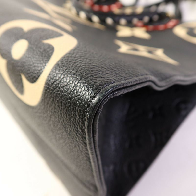 LOUIS VUITTON Monogram Empreinte On The Go GM金扣手挽肩背兩用袋-13