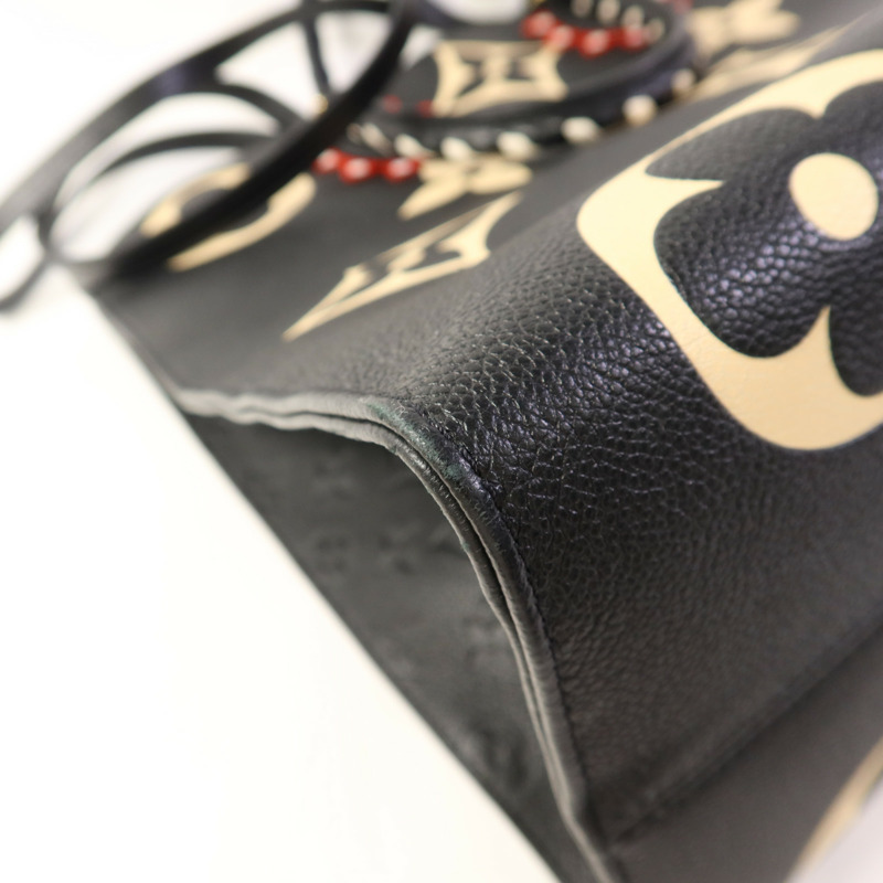LOUIS VUITTON Monogram Empreinte On The Go GM金扣手挽肩背兩用袋-14