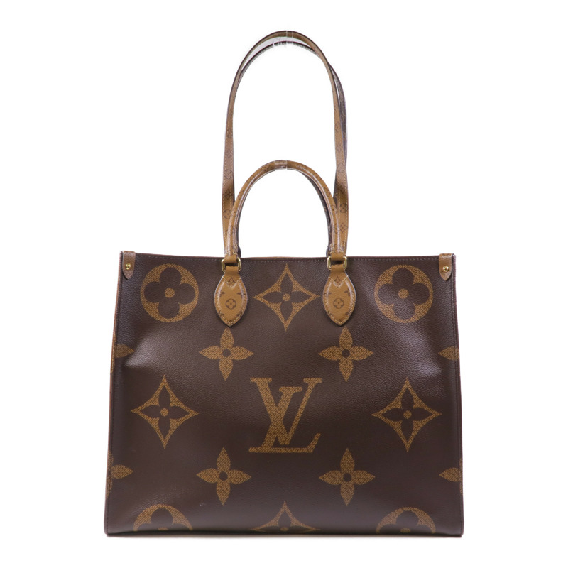 LOUIS VUITTON Monogram Giant On The Go GM金扣手挽肩背兩用袋-0