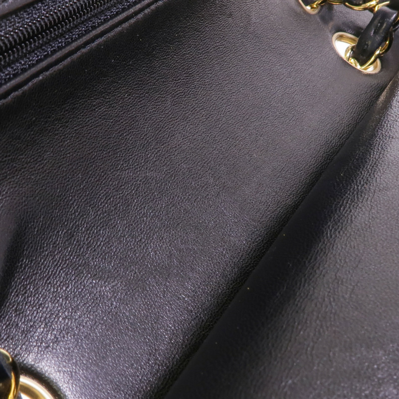 CHANEL 羊皮皮革Classic 25金扣手挽肩背兩用袋-20