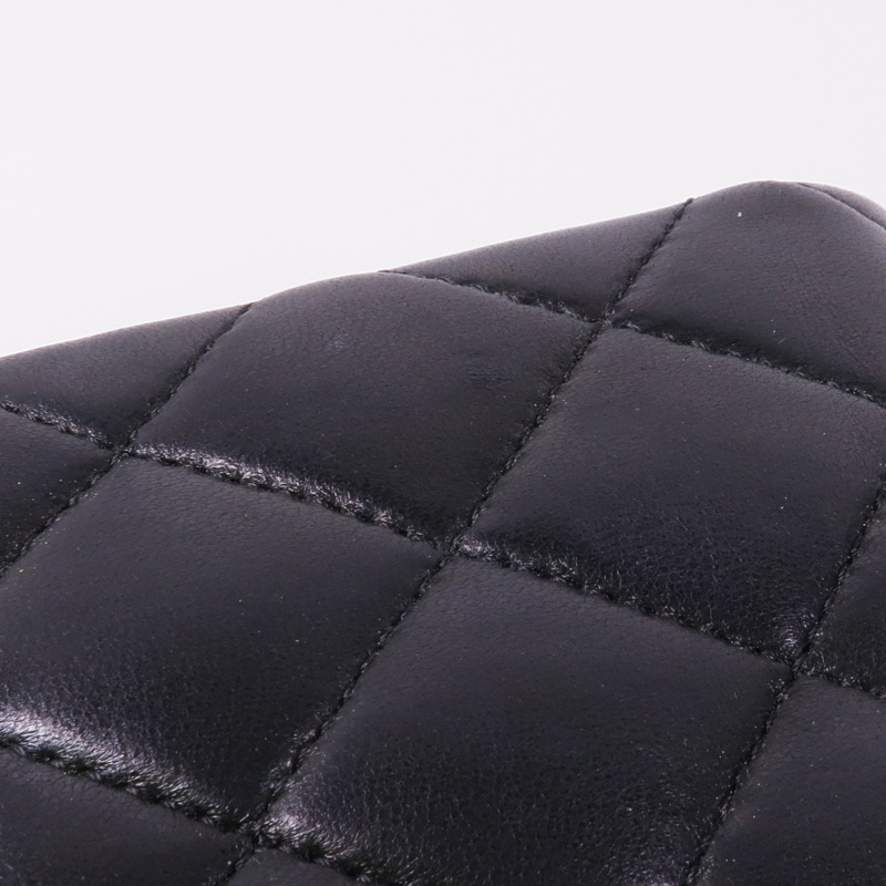 CHANEL 羊皮皮革Classic 25金扣手挽肩背兩用袋-22
