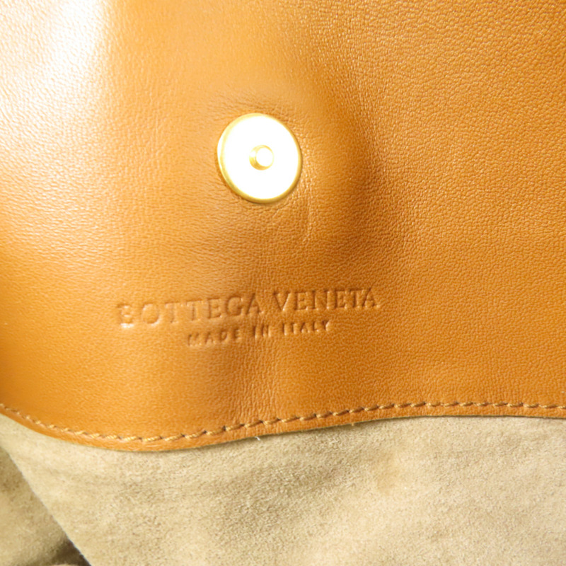 BOTTEGA VENETA 羊皮皮革Chain Shoulder金扣肩背袋-11