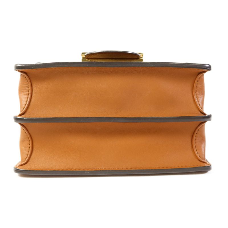 LOUIS VUITTON Monogram Reverse Mini Dauphine金扣肩背袋-3