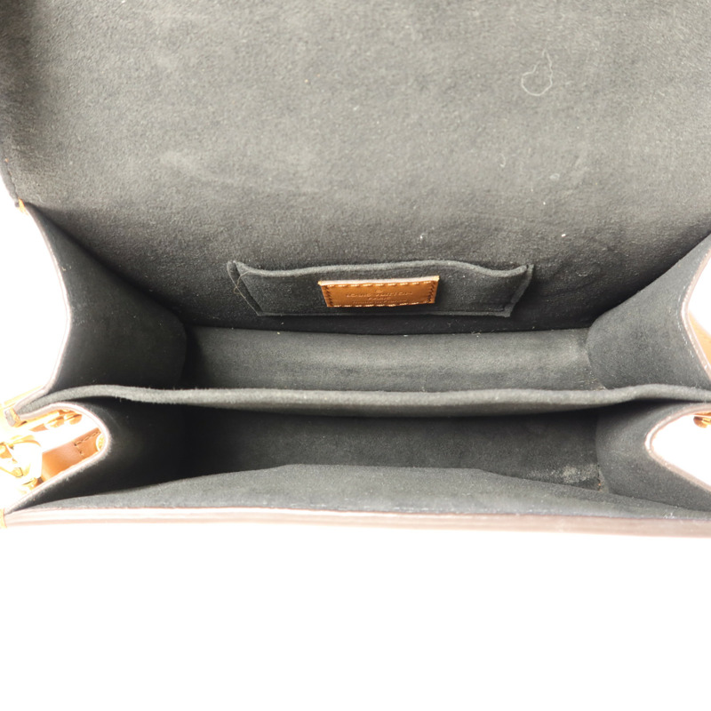 LOUIS VUITTON Monogram Reverse Mini Dauphine金扣肩背袋-4