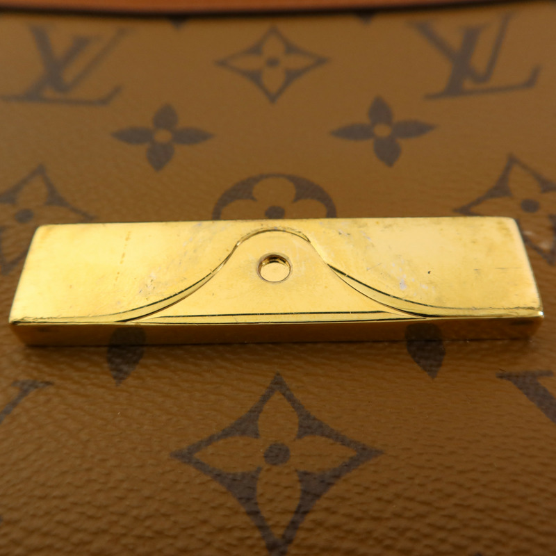 LOUIS VUITTON Monogram Reverse Mini Dauphine金扣肩背袋-9