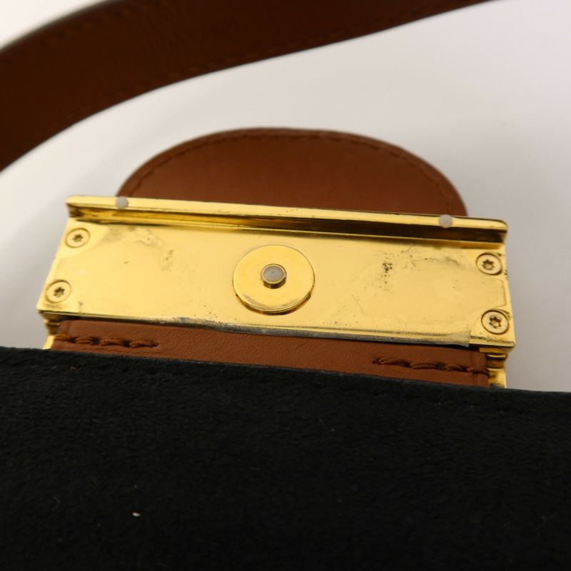 LOUIS VUITTON Monogram Reverse Mini Dauphine金扣肩背袋-10