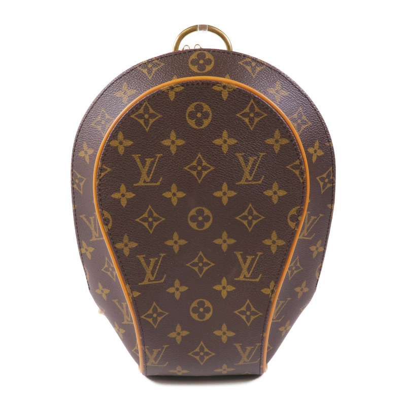 LOUIS VUITTON Monogram Ellipse Sac A Dos Backpack金扣背包棕色-0