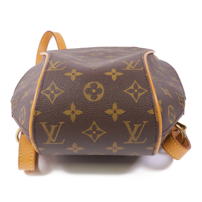 LOUIS VUITTON Monogram Ellipse Sac A Dos Backpack金扣背包棕色-3