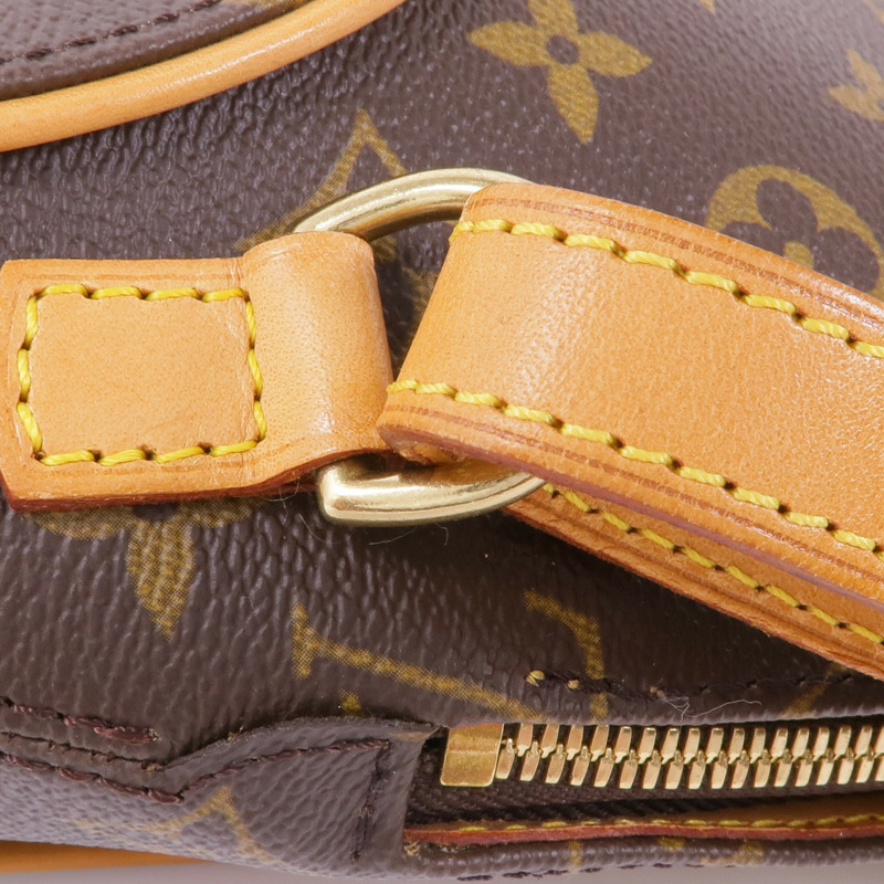 LOUIS VUITTON Monogram Ellipse Sac A Dos Backpack金扣背包棕色-9