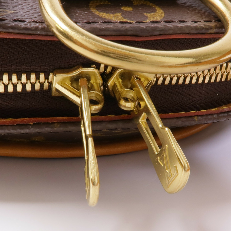 LOUIS VUITTON Monogram Ellipse Sac A Dos Backpack金扣背包棕色-11
