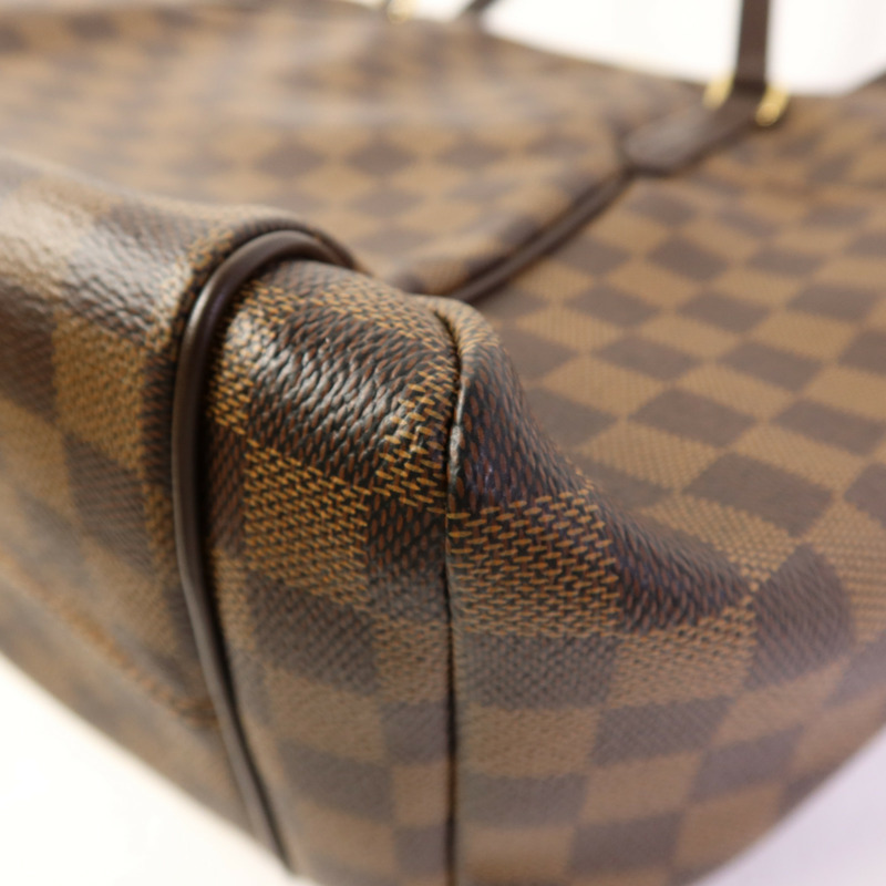 LOUIS VUITTON Damier Ebene Totally MM金扣肩背袋-12