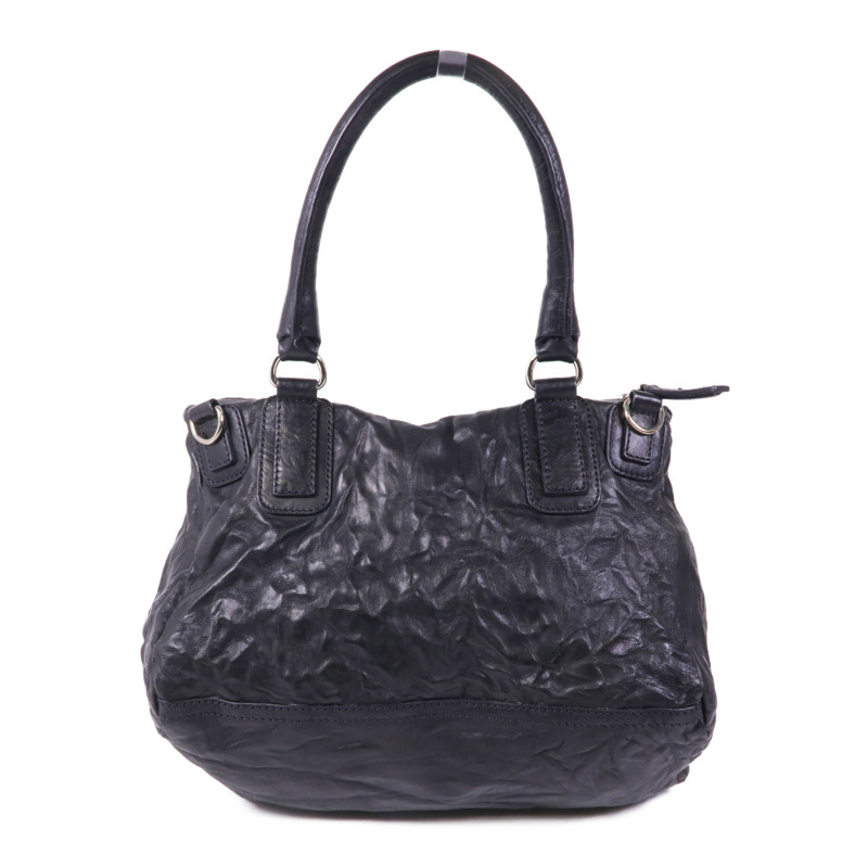 GIVENCHY 牛皮皮革Pandora Medium銀扣手挽肩背兩用袋-1