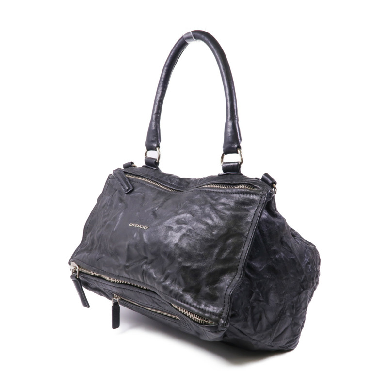 GIVENCHY 牛皮皮革Pandora Medium銀扣手挽肩背兩用袋-2