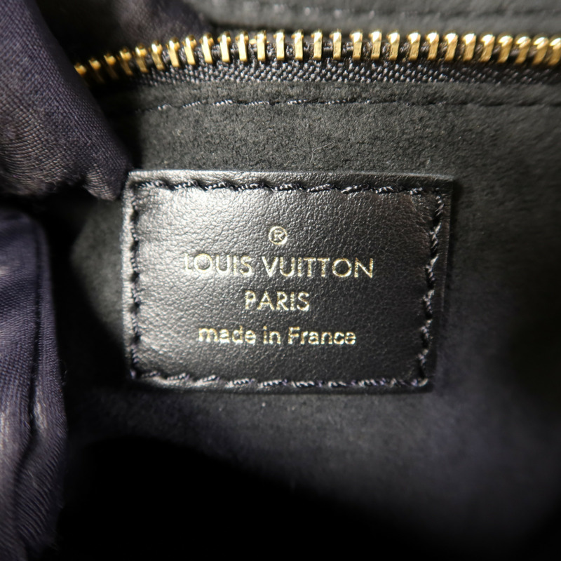 LOUIS VUITTON Monogram Petite Malle Souple金扣手挽肩背兩用袋棕色-5